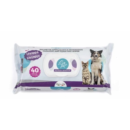 Picture of Leopet Cleansing Lavander Wipes for Dogs & Cats